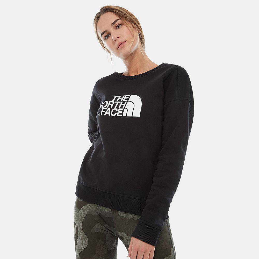 The North Face Drew Peak Γυναικεια Pullover - Μαυρα (LKHG82930)